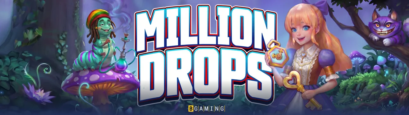 Bannière promotionnelle Million Drops de BGaming