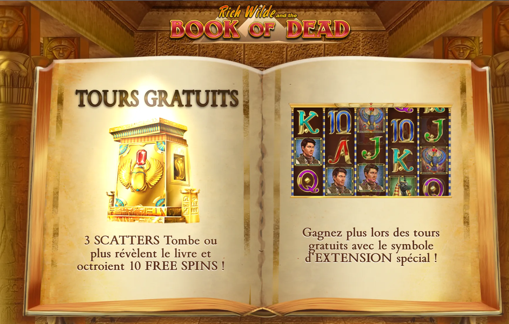 Machine à sous Book of Dead